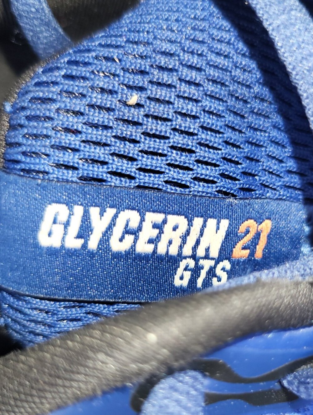 Brooks Glycerin 21 Athletic Running Jog Tennis Shoe Sneaker Blue White Women 8 - Picture 7 of 12